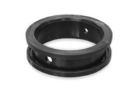 High Chemical Stability Rubber Valve Seat Leakproofness Round Shape Black Color