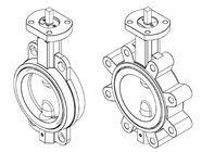 Vulcanized Seal Seat with Low Operation Torque for Wafer / Lug Butterfly Valve Parts