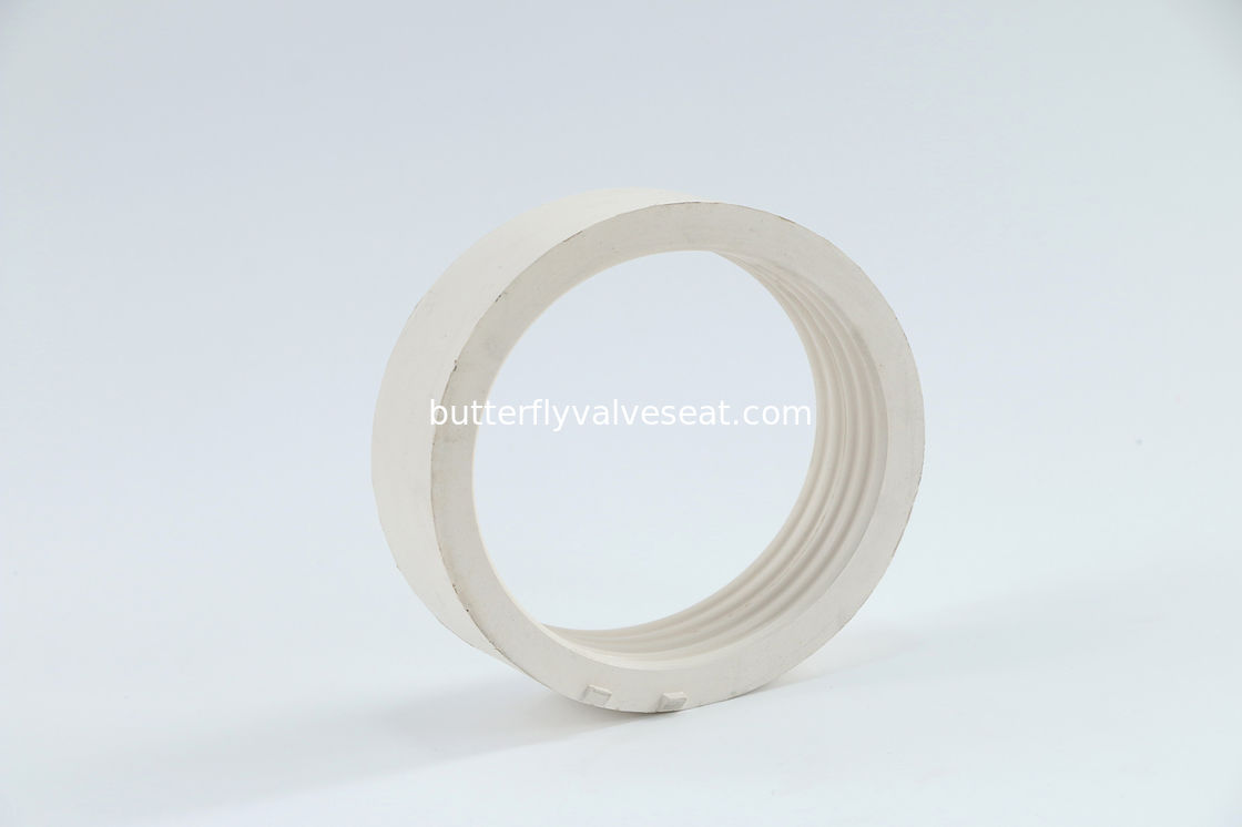 Round White EPDM Valve Seat For Concentric Butterfly Valve Custom Design