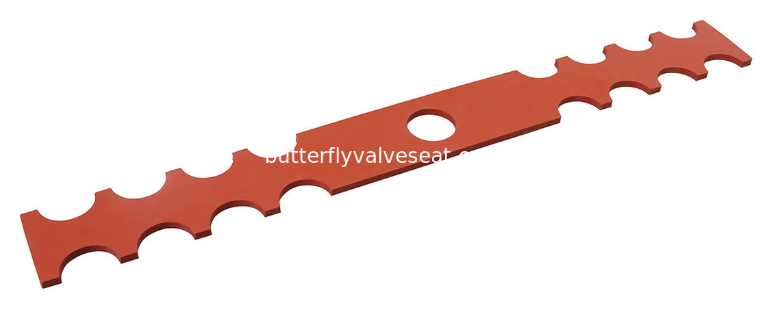 Silicon Elastic Gasket For PTFE Butterfly Valve Seat Backside Sealing