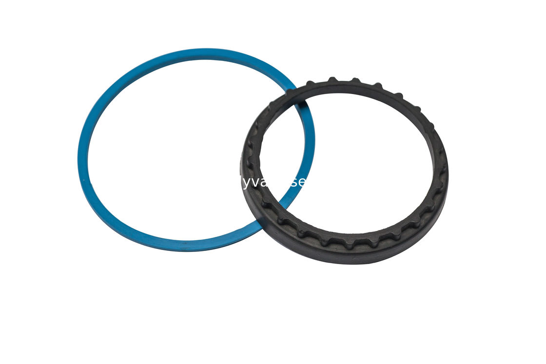 Mechanical Valve Sealing Ring Silicon / NBR / FKM Material Customized Dimension