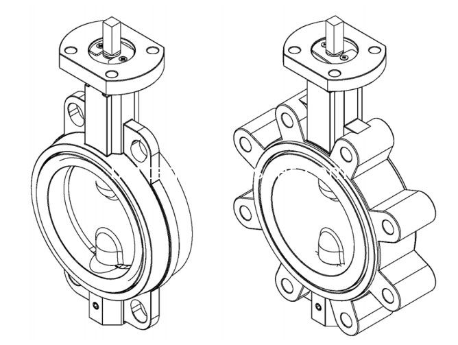 Vulcanized Seal Seat with Low Operation Torque for Wafer / Lug Butterfly Valve Parts