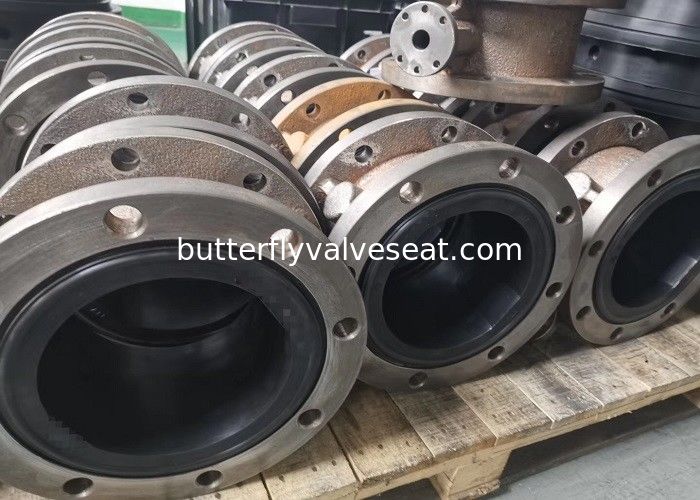 Vulcanized Low Torque Butterfly Valve Rubber Seat 2 Inch - 54 Inch