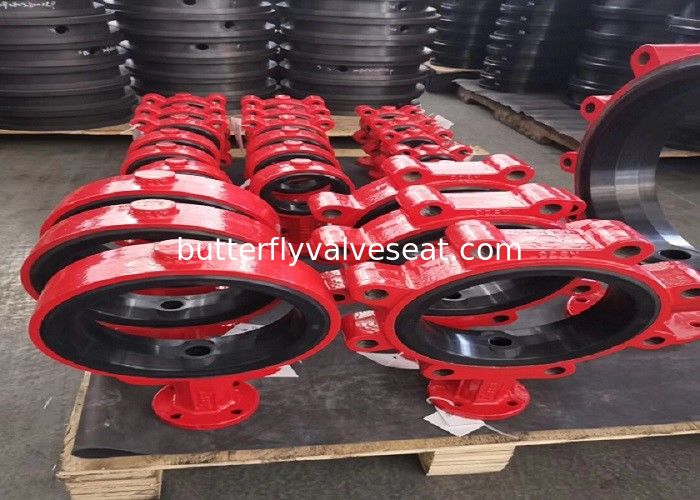 Hub Seal Vulcanized Nbr Rubber Valve Seat For Low Torque Butterfly Valve