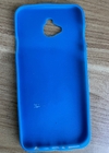 Silicone mobile phone shell, blue color, customized iPhone shell