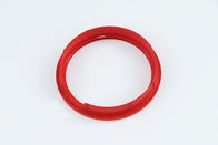 Pressure Cooker Flat Rubber O Rings , Red High Temp O Rings For Butterfly Valve