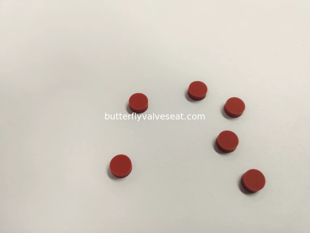 Commercial grade silicone rubber plug with slit for fuse tube insulation