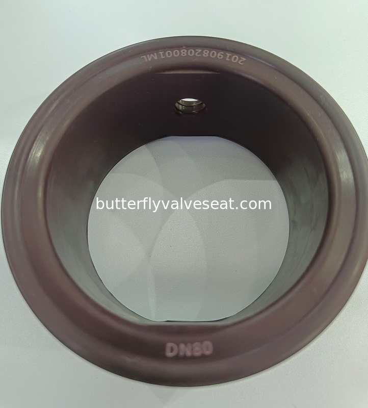 Silicone butterfly valve seat, customized color, hardness and dimensions