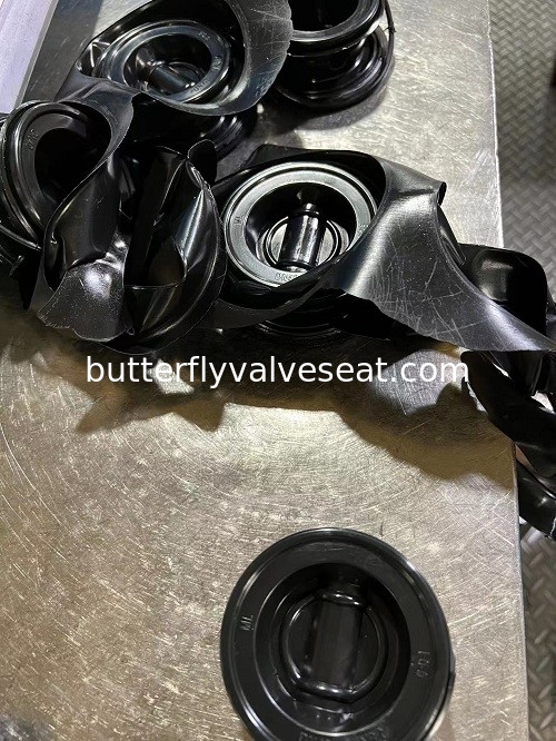Low Torque Customized Rubber Seats For Butterfly Valve size range 1/2-72''