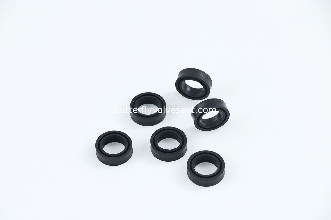 FKM / Viton Seat Ring For Butterfly Valves , Black 4 '' - 10 '' Silicone Sealing Ring
