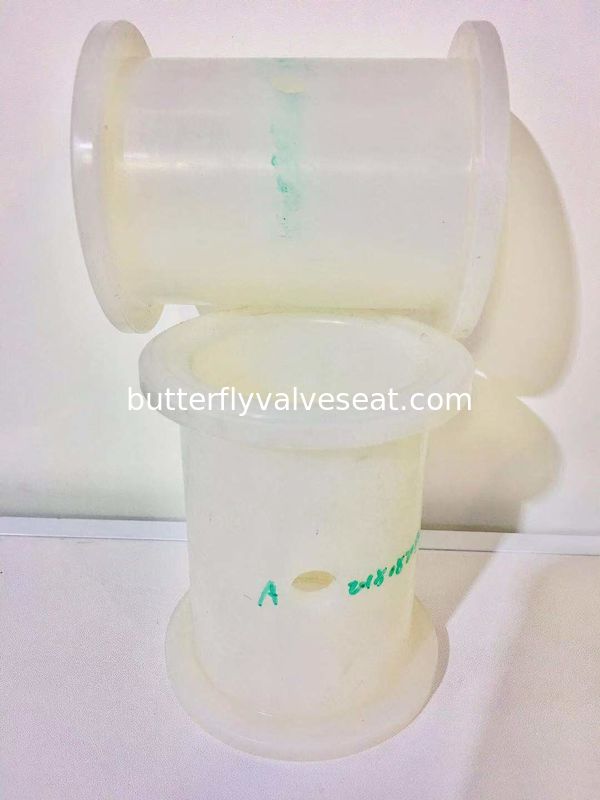 Custom White Silicone SIL Butterfly Valve Parts Seat With Weather Resistance